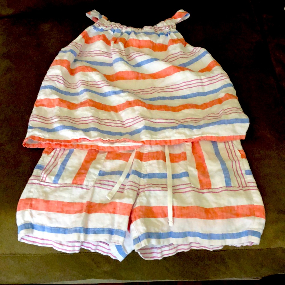 Matching set linen outfit